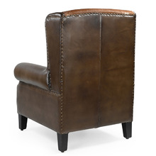 Yelle Buffalo Leather & Cowhide Armchair